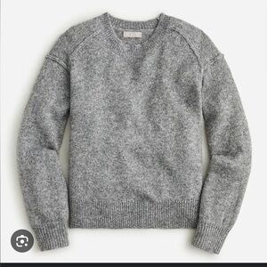 J. Crew Relaxed Pullover Sweatshirt Sweater Grey Sz M